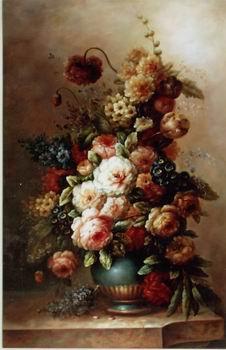 unknow artist Floral, beautiful classical still life of flowers.047 oil painting picture